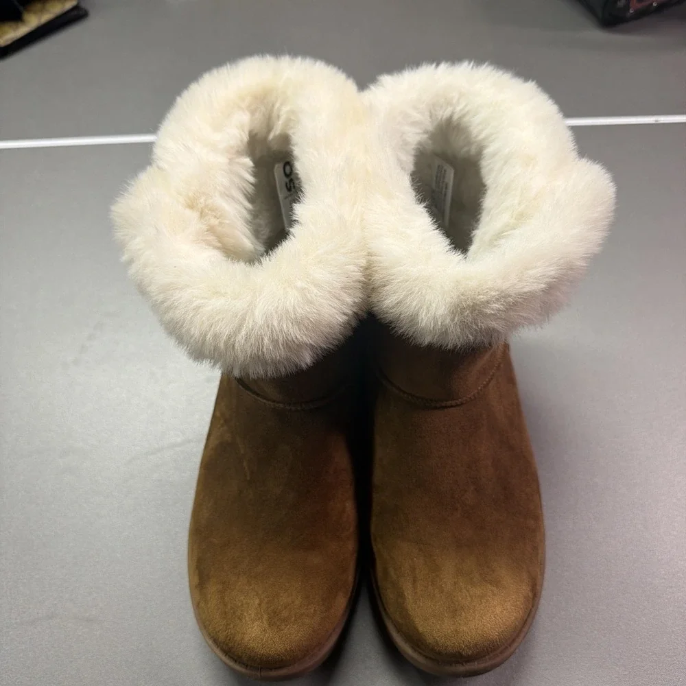 So Goods For‎ Life Paulina BrownFurry Boots - Womens 8 Great